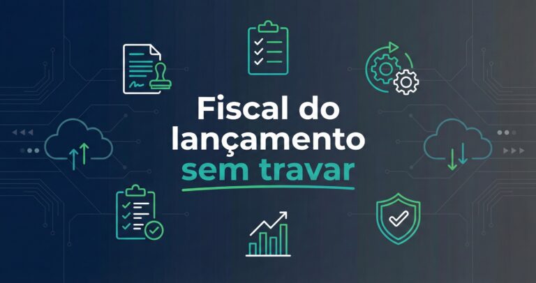 Automação de notas e cuidados fiscais no lançamento digital em negócios digitais