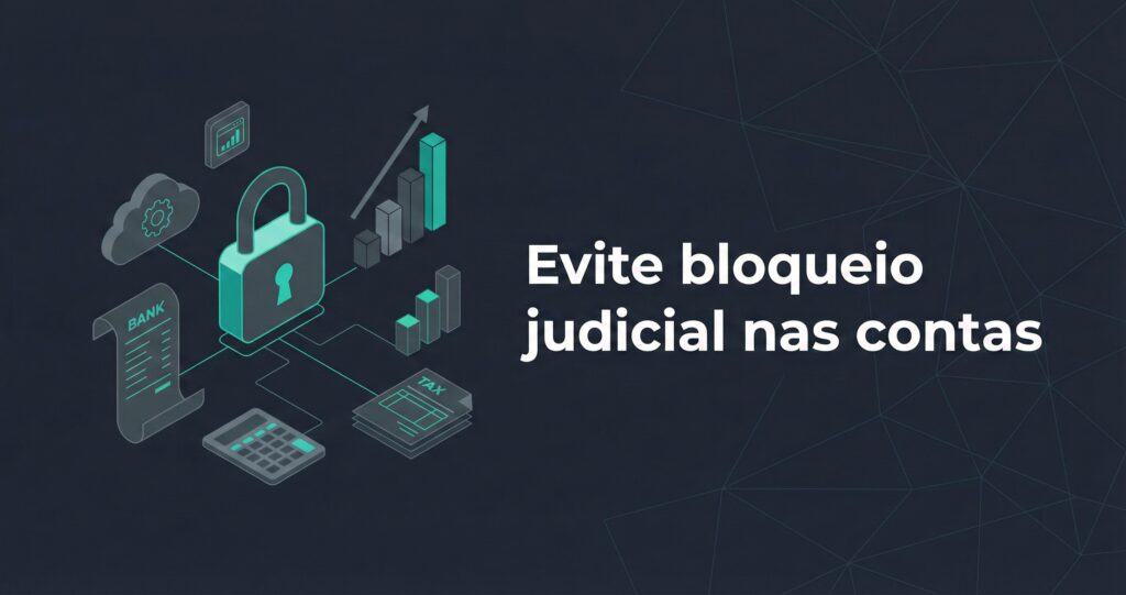 Bloqueio de contas e dívida ativa e bloqueio judicial em empresa