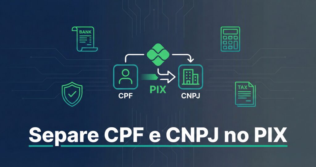 Como evitar problemas ao Misturar PIX pessoal com a empresa no controle financeiro