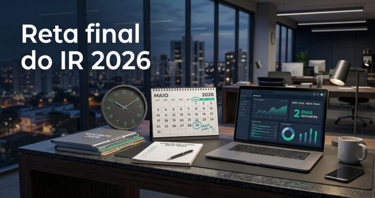 Última semana IR 2026 com contagem regressiva e checklist final